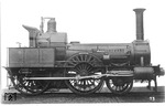 Lok Nr. 63 "WEISSENFELS" für die Thüringische Eisenbahn, gebaut bei Borsig im Jahre 1868. (1868) <i>Foto: Werkfoto</i>
