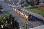 Ein Triebwagen (ET 59) der Köln-Bonner-Eisenbahn am Rheinufer in Köln. (07.09.1959) <i>Foto: Will A. Reed</i>