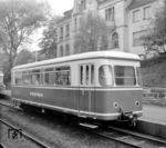 VB 1 der KAE, bereits mit den Anschriften des neuen Eigentümers der Inselbahn Langerooge versehen, wartet in Lüdenscheid auf den Abtransport. (25.05.1961) <i>Foto: Detlev Luckmann</i>