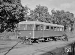 OHE VT 511 (Wismar, Baujahr 1934) im Bahnhof Winsen an der Luhe. (01.09.1960) <i>Foto: Detlev Luckmann</i>
